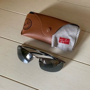 Ray-Ban RB3183 - Polished Gunmetal; Silver Mirror